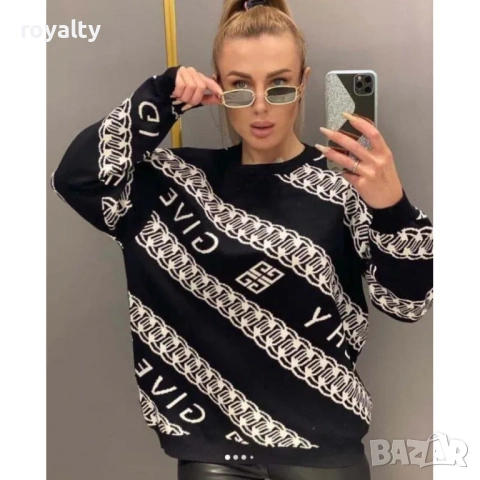 Плетен блузон GIVENCHY, снимка 2 - Блузи с дълъг ръкав и пуловери - 52156362