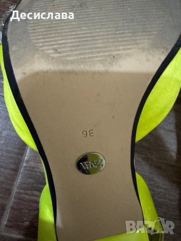 Обувки Зара 36 номер, снимка 4 - Дамски обувки на ток - 53751982