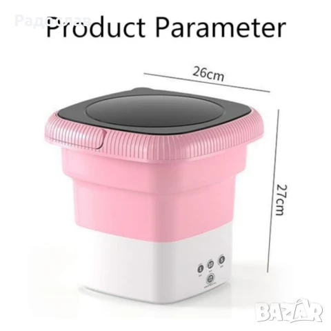 Мини сгъваема преносима пералня – 6.5 L, снимка 2 - Перални - 51114452