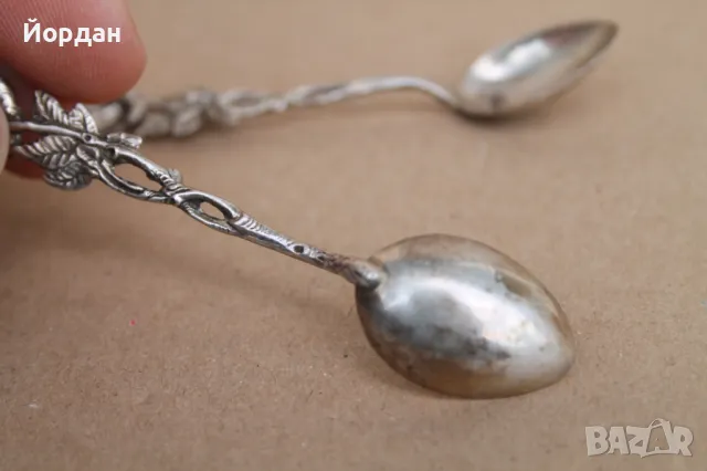 3 броя сребърни лъжички , снимка 8 - Други ценни предмети - 49862411