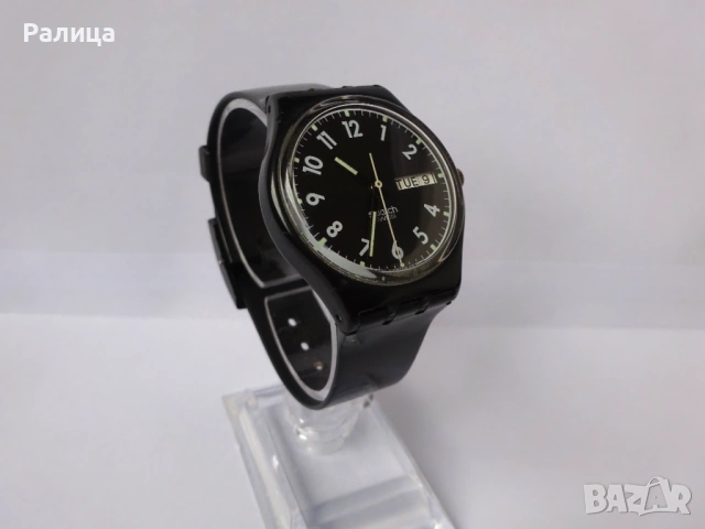 Кварцов часовник  Swatch с ден и дата, снимка 2 - Мъжки - 53054508