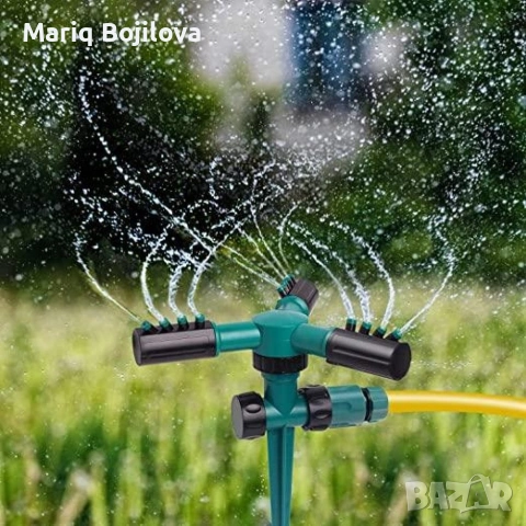 Градинска пръскачка автоматично въртяща се на 360 градуса, снимка 3 - Градинска техника - 53592445