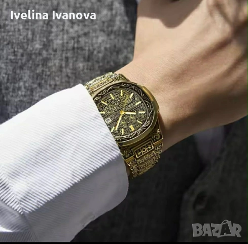 Стилен мъжки часовник, снимка 2 - Мъжки - 53537551