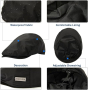 TOP-EX Мъжка дизайнерска шапка с козирка за голф, риболов, лов, разходка,  XL/XXL