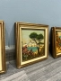 Малка маслена картина, комплект от три, снимка 8