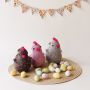 Великденска декорация, плетени кокошки, играчки ръчна изработка , снимка 5