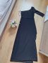 Дълга елегантна черна рокля