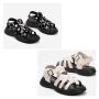 Удобни детски кожени сандали с каишки за малки и големи идеални за лятото, снимка 1 - Детски сандали и чехли - 45900745