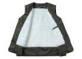 Мъжка зимна топла вълнена жилетка - Outdoor жилетка с джобове, термо зимна жилетка без ръкави - XL, снимка 2