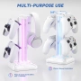 RGB стойка за слушалки и контролери , джойстик PS4, PS5, XBOX, снимка 2