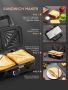 Тостер Fohere Sandwich Maker, 1200 W 3-in-1,Гаранция, снимка 2