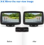 AUTO-VOX TD2 Безжичен комплект на камера за заден ход с 11 см LCD монитор, снимка 6