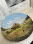 Декоративна чиния Seltmann Weiden "Harvest Time In The Fields" 1986 г., снимка 1