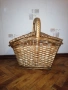 Плетена кошница за пикник, стара ръчна изработка-изплетена. , снимка 7