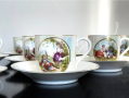 Порцеланови чаши за кафе от Union Porcelain - Klosterle, Чехословакия, снимка 4