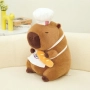 Плюшена играчка Капибара готвач 30см, Capybara с престилка и шапка , снимка 3