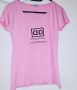 Розова дамска тениска , снимка 1 - Тениски - 45342313
