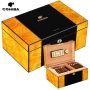 Cohiba кедров хумидор за 80-100 пури със хидрометър и овлажнител, снимка 1