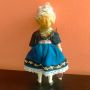 Колекционерска кукла народна носия Molls Trachten Puppen Celluloid 16 см , снимка 3