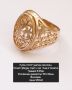 СССР златен пръстен Филигран , снимка 1 - Пръстени - 45596921