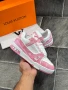 Louis Vuitton Дамски Маратонки👟Дамски Спортни Обувки Цвят Бяло И Розово Код E642, снимка 5
