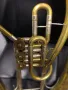 Weltklang Bb Tenor Horn(3RV) - Тенор Валдхорна Баритон с мундщук /made In Germany - DDR/, снимка 8