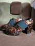 Обувка с широк ток, снимка 1 - Дамски обувки на ток - 45670804