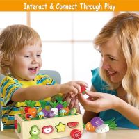 Montessori дървени играчки - за развитие, подходящи за деца от 2 до 4г, снимка 6 - Образователни игри - 45132211