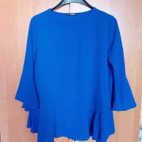 Синя блуза, снимка 2 - Блузи с дълъг ръкав и пуловери - 45101380