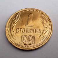 1 стотинка 1981, снимка 3 - Нумизматика и бонистика - 45994342