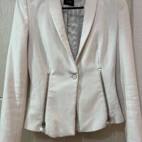 Бяло сако Zara, снимка 3 - Сака - 45148498