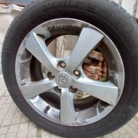 Алуминиеви джанти с гуми 5x114.3 Mazda 3, 16 цола, 4 броя, снимка 1 - Гуми и джанти - 45171956