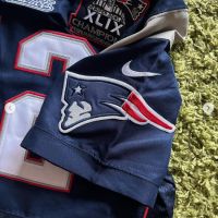 Оригинално Nike OnField jersey на New England Patriots - Tom Brady, с нашивките от Superbowl XLIX 💥, снимка 5 - Спортни дрехи, екипи - 45396585