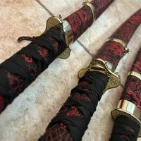 Комплект самурайски мечове Катана, снимка 5 - Други ценни предмети - 45715380