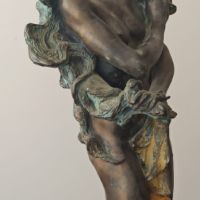 Антикварна Бронзова Скулптура "Жената на Слънцето"1900 г, снимка 10 - Антикварни и старинни предмети - 44848331