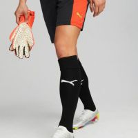 Мъжки къси панталони PUMA IndividualFINAL Football Training Shorts Black/Orange, снимка 3 - Къси панталони - 45982182