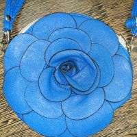 Дамско портмоне роза, синьо, размер 16см., снимка 3 - Чанти - 45493421