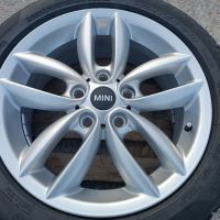 Лети джанти 17ки 5х120 Mini Cooper + зимни гуми 205/55/17 Pirelli, снимка 6 - Гуми и джанти - 46129933