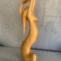 дървена фигура статуетка , снимка 2 - Статуетки - 45268371