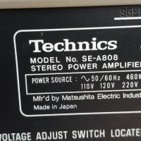 Усилвател Technics se-A808, снимка 4 - Ресийвъри, усилватели, смесителни пултове - 45602987