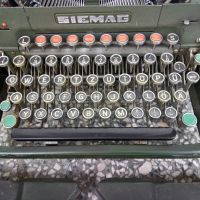 Стара Немска Пишеща Машина SIEMAG 1960 год., снимка 3 - Антикварни и старинни предмети - 45396912