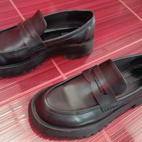 Черни дамски обувки, снимка 4 - Дамски ежедневни обувки - 45435913