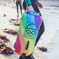 BEACHBUOY® Rainbow Буй за плуване, плувка за теглене с вградена суха чанта, снимка 5 - Водни спортове - 45119434