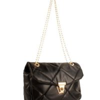 Дамска ватирана мека чанта в стилен дизайн и дръжка тип синджир, снимка 10 - Чанти - 45763421