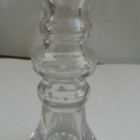  кристален свещник ваза , снимка 3 - Антикварни и старинни предмети - 16642903
