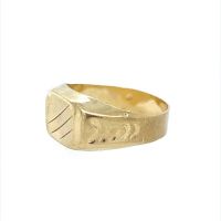 Златен мъжки пръстен 2,94гр. размер:64 14кр. проба:585 модел:23555-1, снимка 3 - Пръстени - 45408520