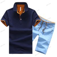 Мъжки летен комплект от две части, къси панталони и риза, 15цвята , снимка 9 - Други - 45266072