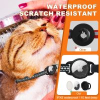 AirTag котешки нашийник, светлоотразителен и водоустойчив държач за етикети, черен, размер, XS, S, снимка 10 - За котки - 45625037