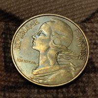 Продавам Монета 20 Сантима 1977г., снимка 2 - Нумизматика и бонистика - 45197809