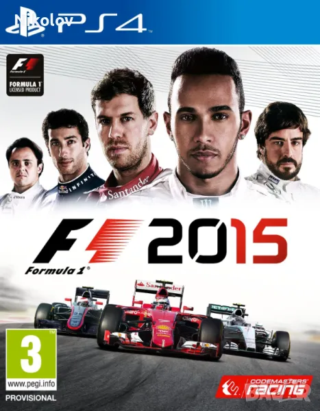 F1 2015 PS4 (Съвместима с PS5), снимка 1